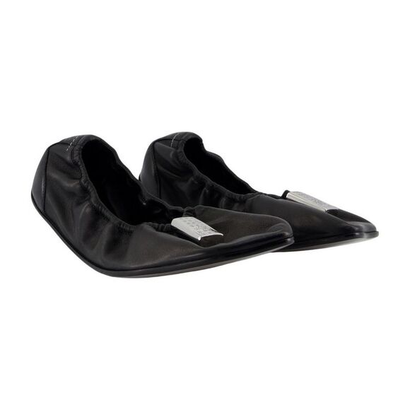 Ballerinas - MM6 Maison Margiela - Leather - Black
